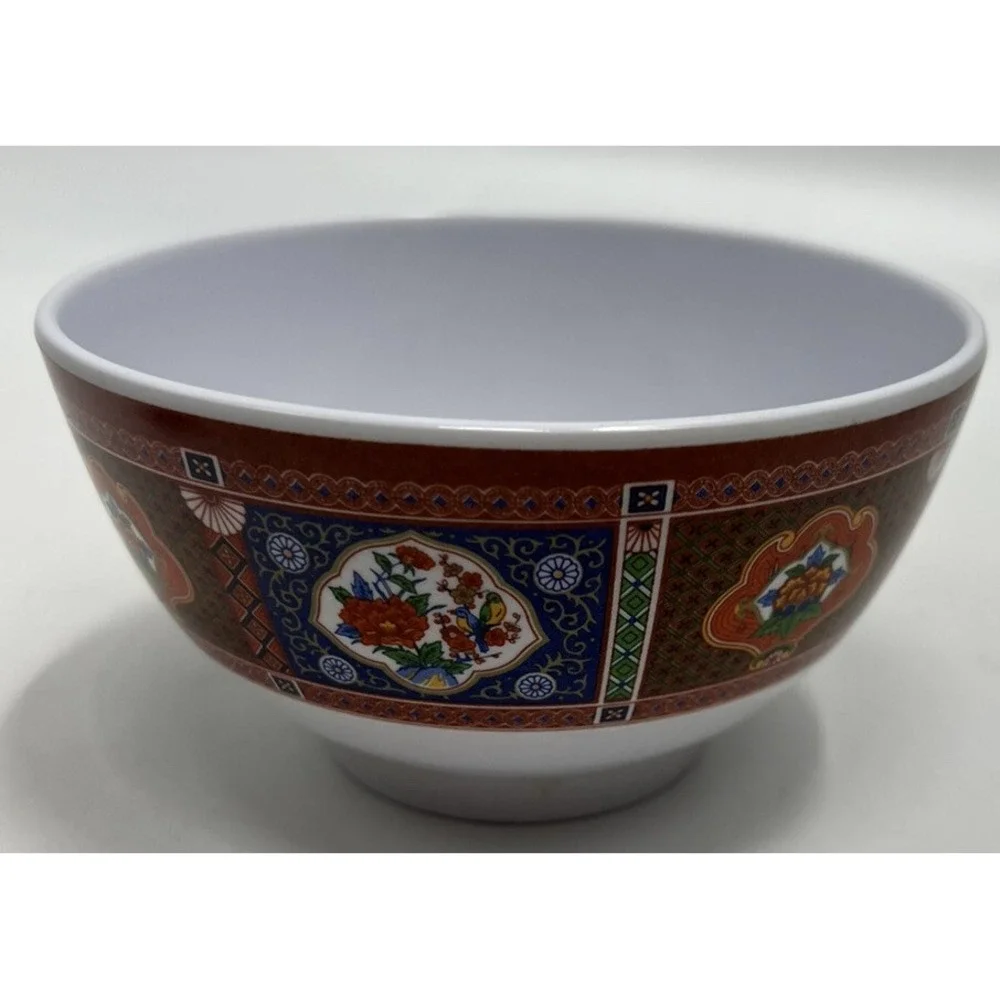 Melamine Dinnerware Thunder Group Peacock Set 12 Piece Kitchen Dinner Set Bowls